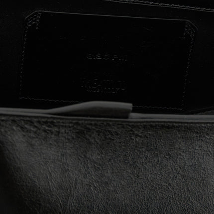 The Attico Black Calfskin Clutch Bag