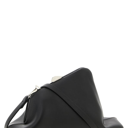 The Attico Black Calfskin Clutch Bag