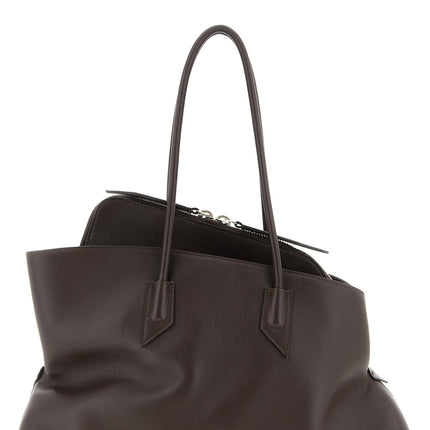 The Attico Brown Calfskin Shoulder Bag