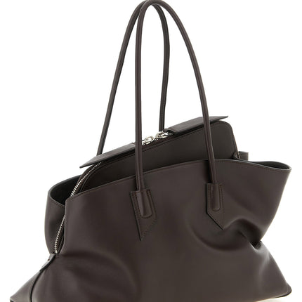 The Attico Brown Calfskin Shoulder Bag
