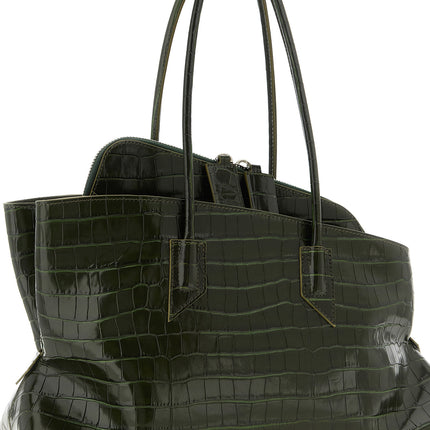 The Attico Bicolor Calfskin Shoulder Bag
