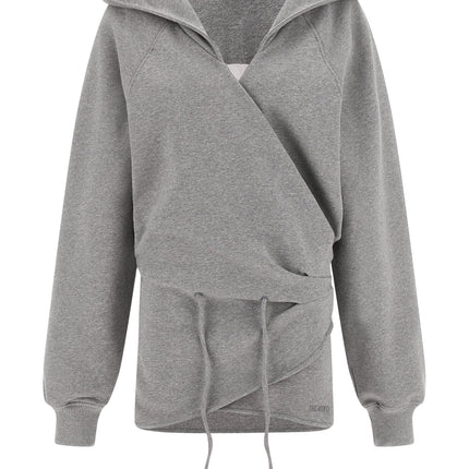The Attico Gray Cotton Short Dress
