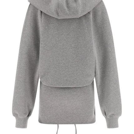 The Attico Gray Cotton Short Dress