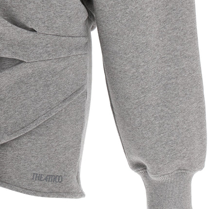 The Attico Gray Cotton Short Dress