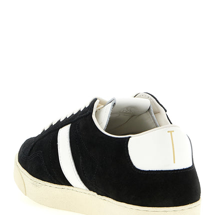 Tom Ford Bicolor Leather Low Top Sneakers