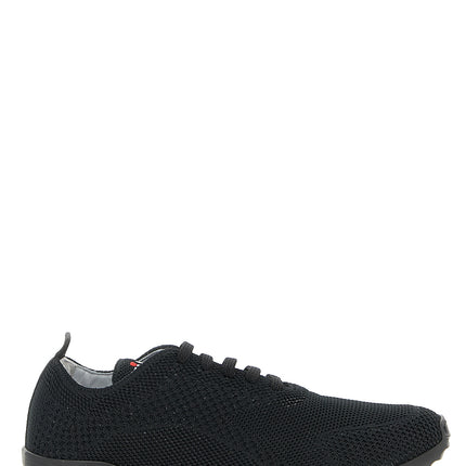 Kiton Black Cotton Athletic Sneakers