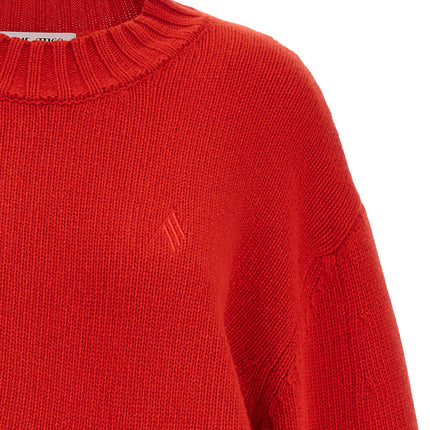 The Attico Multicolor Virgin Wool Cardigan