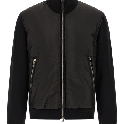 Tom Ford Black Wool Bomber