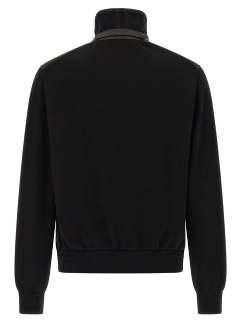 Tom Ford Black Wool Bomber