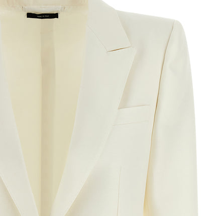 Tom Ford White Wool Blazer