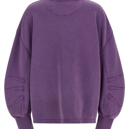 The Attico Purple Cotton Sweatshirt