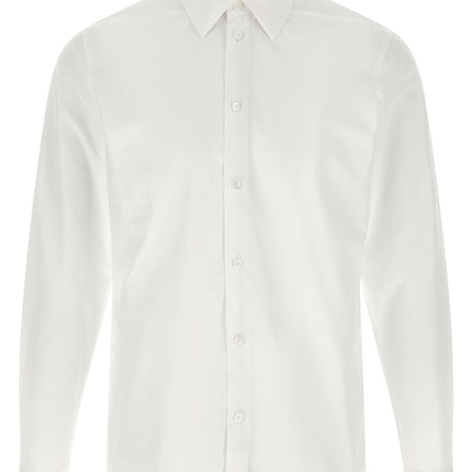 Burberry White Cotton Blouse