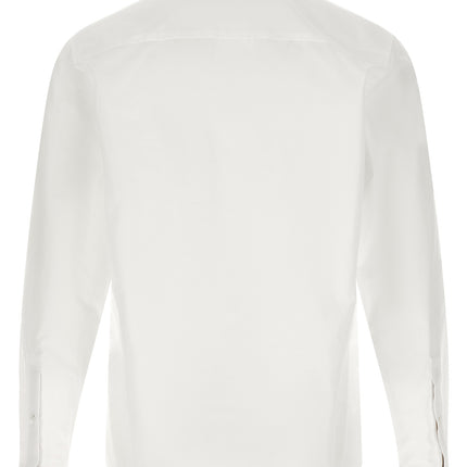 Burberry White Cotton Blouse