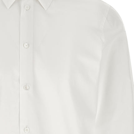 Burberry White Cotton Blouse