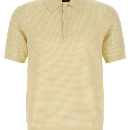 Brioni Bicolor Cotton Polo Shirt