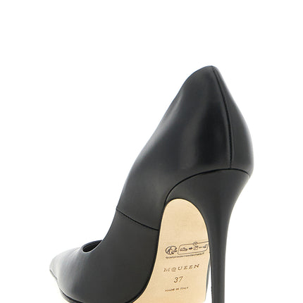Alexander McQueen Black Calfskin High Heel Pumps
