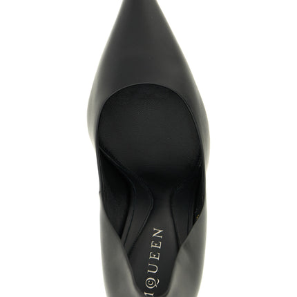 Alexander McQueen Black Calfskin High Heel Pumps