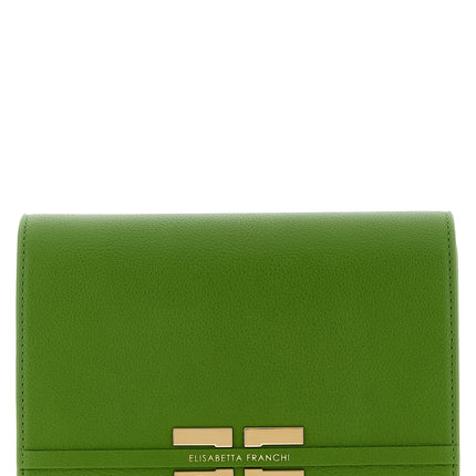 Elisabetta Franchi Bicolor Polyester Crossbody Bag