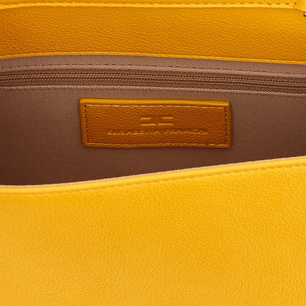 Elisabetta Franchi Bicolor Polyester Crossbody Bag