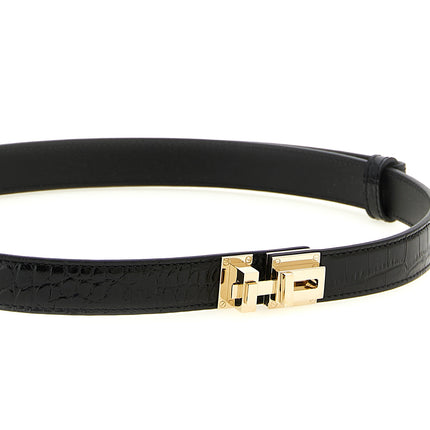 Tom Ford Black Calfskin Regular Belt