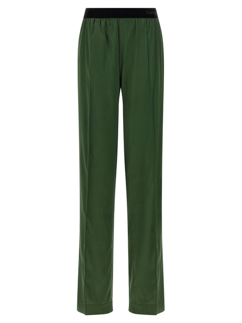 Tom Ford Bicolor Silk Casual Pants