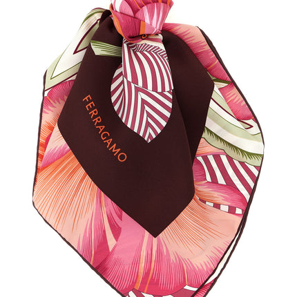 Ferragamo Multicolor Silk Scarf