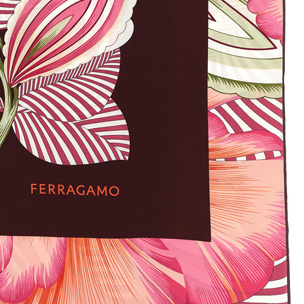 Ferragamo Multicolor Silk Scarf