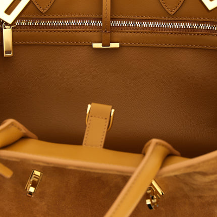 Ferragamo Beige Goatskin Handbag