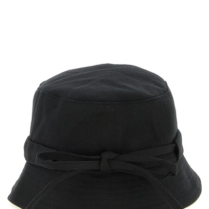 Jacquemus Black Cotton Bucket Hat