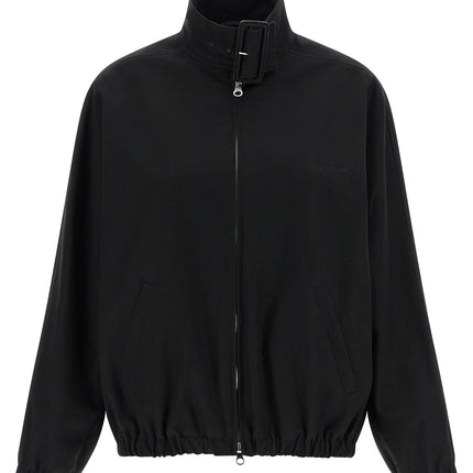 Courrèges Black Cotton Bomber