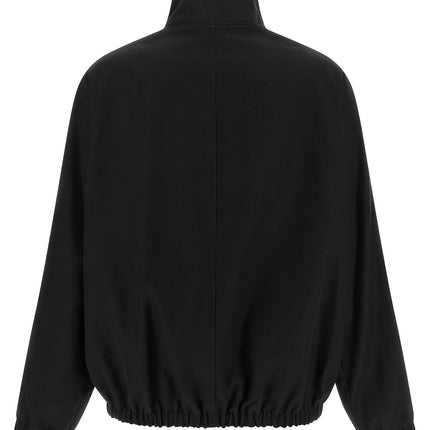 Courrèges Black Cotton Bomber