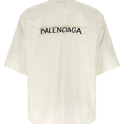 Balenciaga White Cotton Blouse