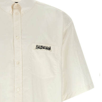Balenciaga White Cotton Blouse