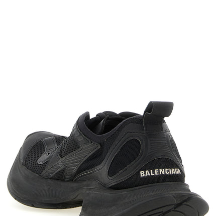 Balenciaga Black Polyester Athletic Sneakers