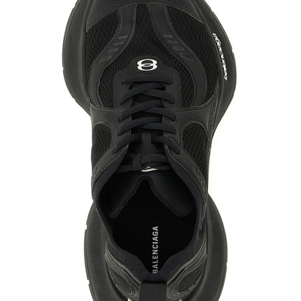Balenciaga Black Polyester Athletic Sneakers