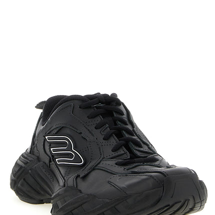 Balenciaga Black Calfskin Athletic Sneakers
