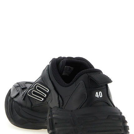 Balenciaga Black Calfskin Athletic Sneakers