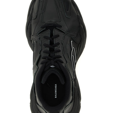 Balenciaga Black Calfskin Athletic Sneakers