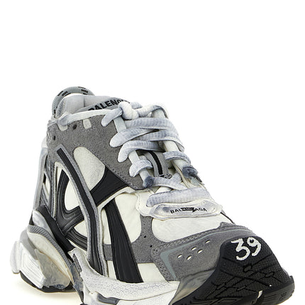 Balenciaga Gray Polyethylene Athletic Sneakers