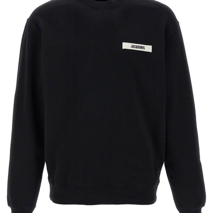 Jacquemus Black Cotton Sweatshirt