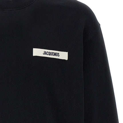 Jacquemus Black Cotton Sweatshirt