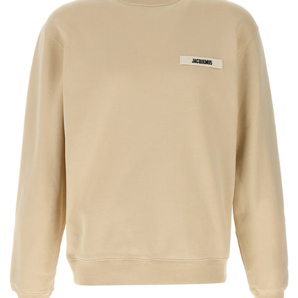Jacquemus Beige Cotton Sweatshirt