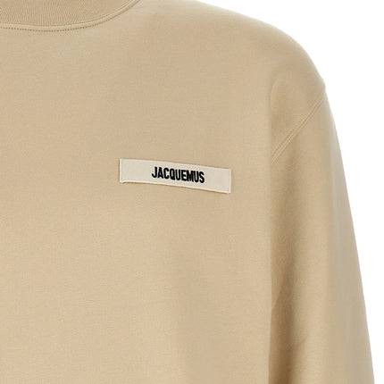 Jacquemus Beige Cotton Sweatshirt