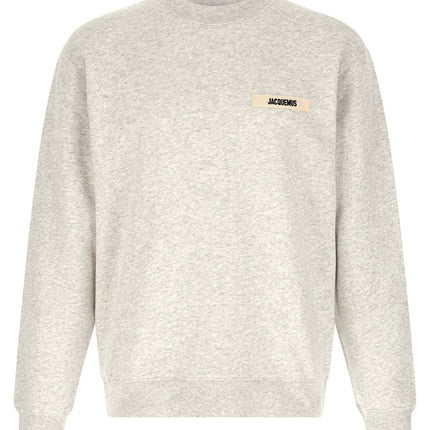 Jacquemus Gray Cotton Sweatshirt