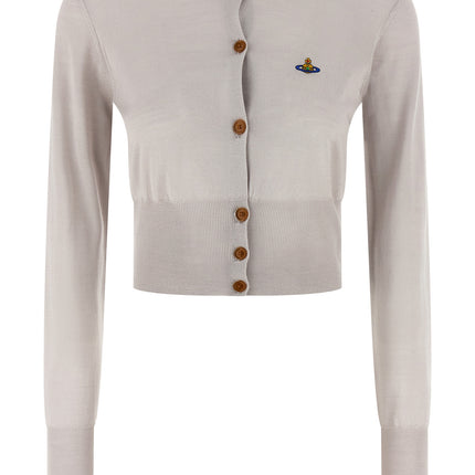 Vivienne Westwood Gray Wool Cardigan