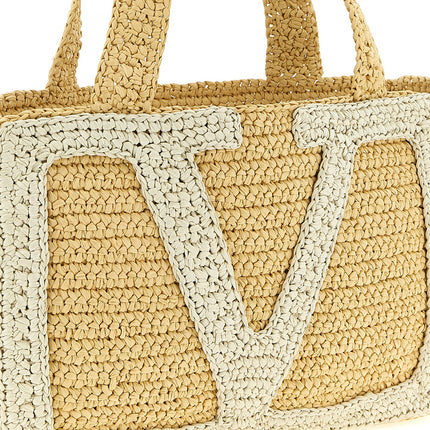 Valentino Garavani White Viscose Tote Bag