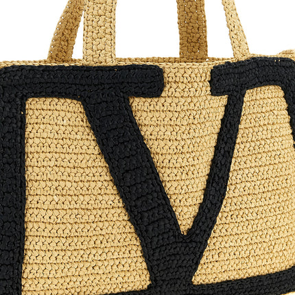 Valentino Garavani Black Viscose Tote Bag