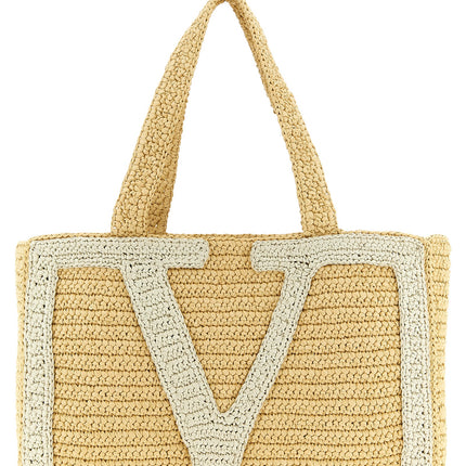 Valentino Garavani White Viscose Tote Bag