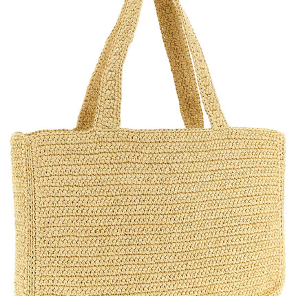 Valentino Garavani White Viscose Tote Bag