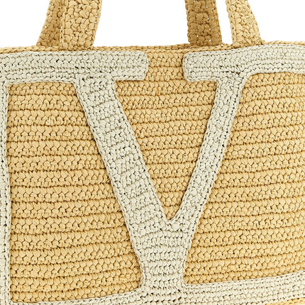 Valentino Garavani White Viscose Tote Bag